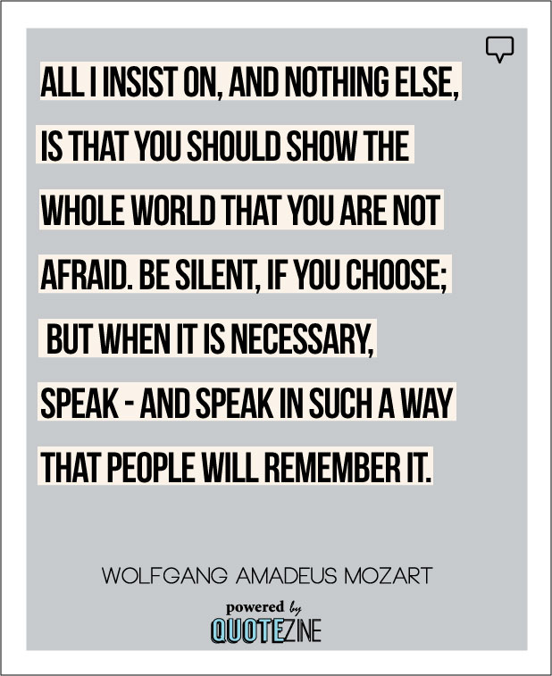 mozart quotes