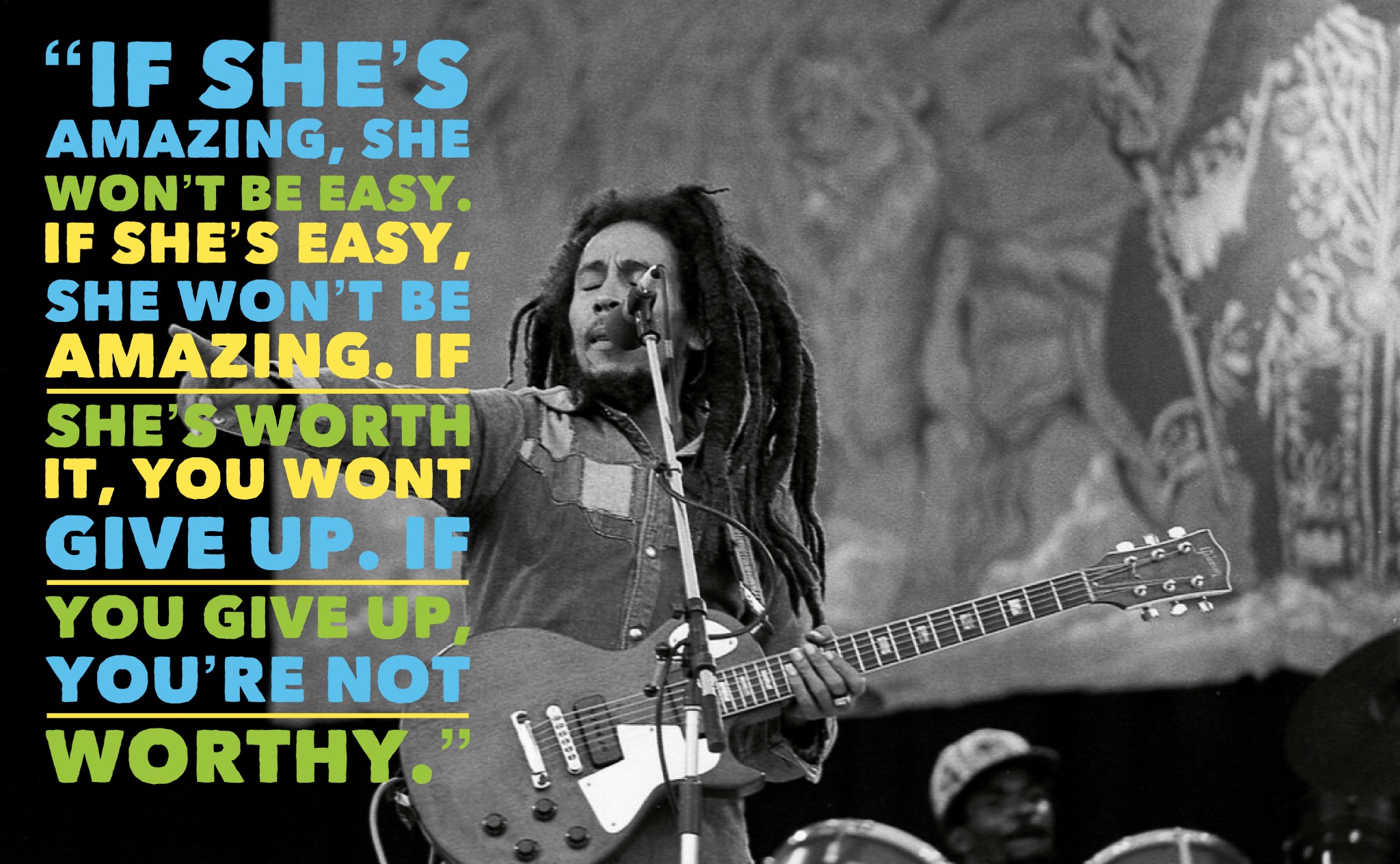 women quotes about love and bob marley