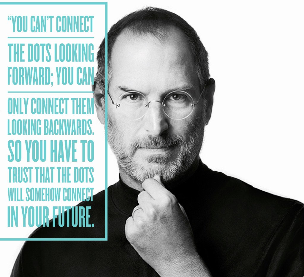 steve jobs quote connect the dots