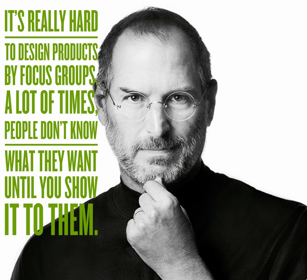 steve jobs quote focus